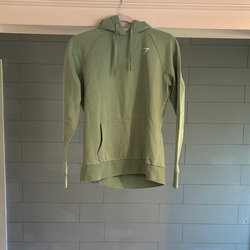 Green gym shark Hoodie